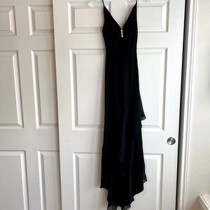 Betsy & Adam by Jaslene Black Cocktail Dress